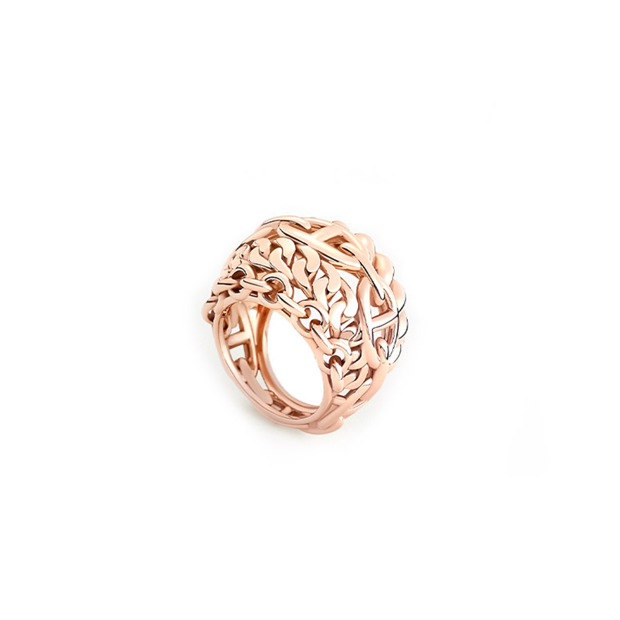 HERMÈS CHAINE D'ANCRE MULTICHAINES RING H124640B00054